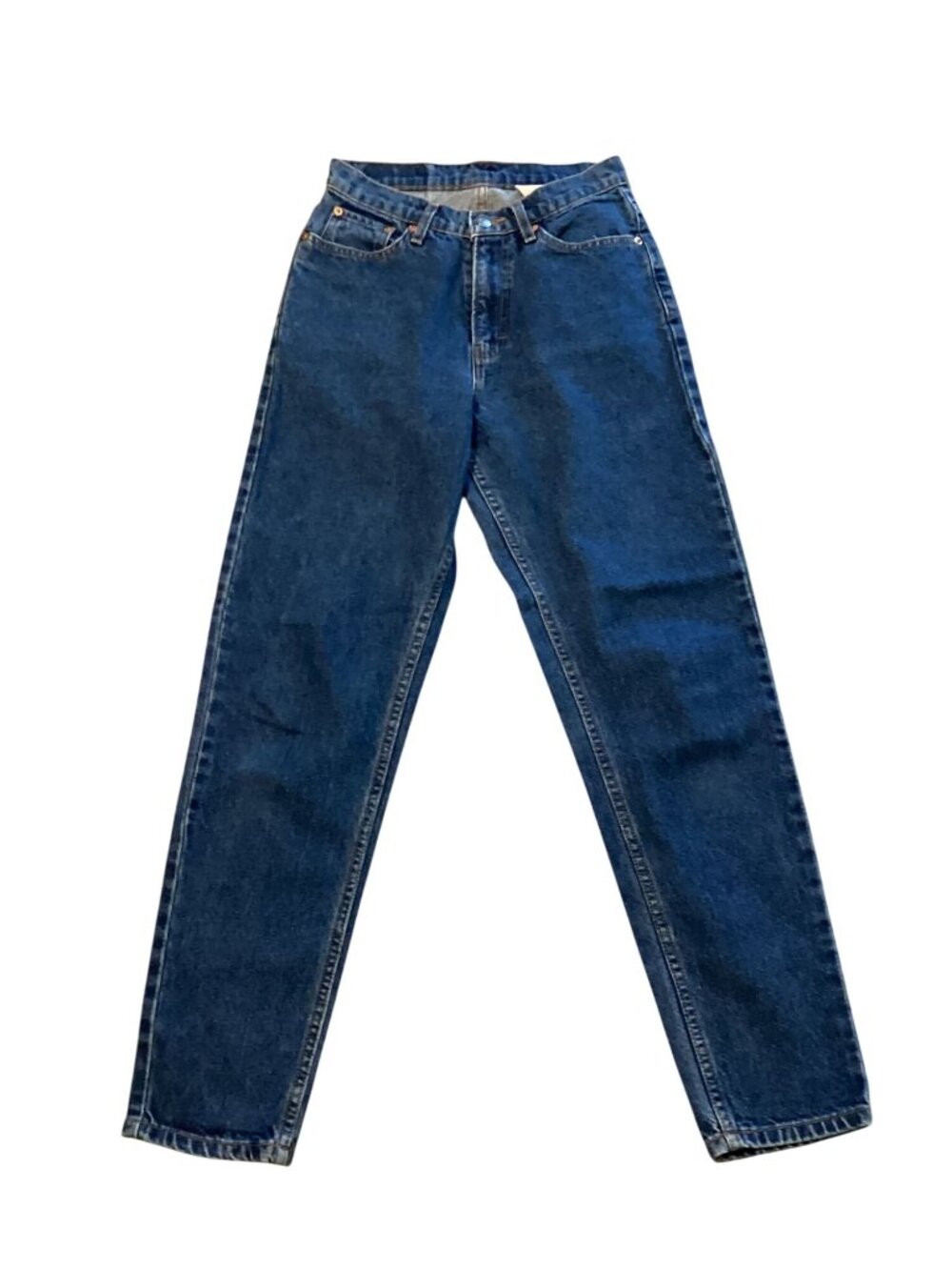 Jordache Misses Straight Leg Retro High Waist Denim Jeans Size 24X29 Nice Jeans